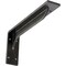 Ekena Millwork Embrey Steel Bracket, Antiqued Pewter 2"W x 12"D x 5 1/4"H BKTM02X12X05EBAPW - alternate 1